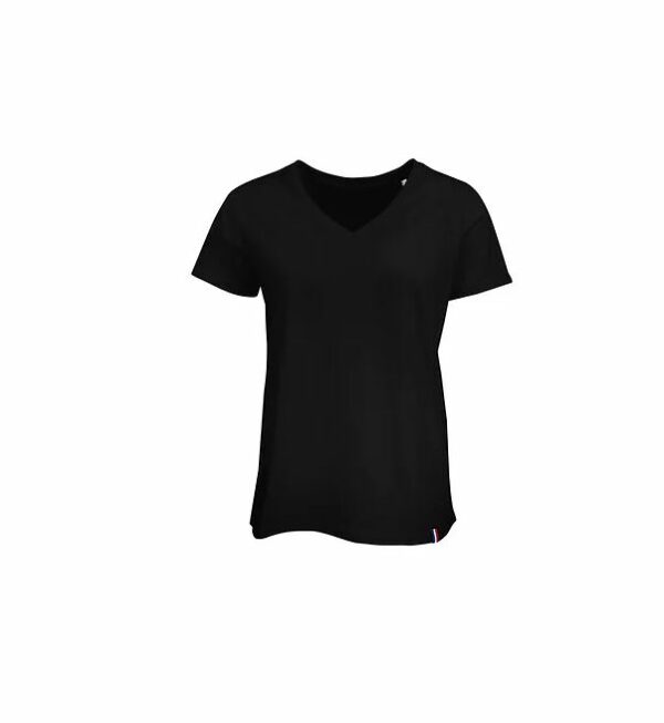 T-shirt col v femme